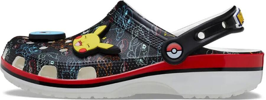 Crocs Pokémon-print instapschoenen voor basisschool- en middelbare schoolleerlingen