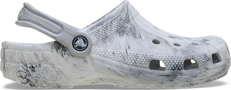 Crocs Kid's Classic Watercolor Marbled Clog Sandalen grijs