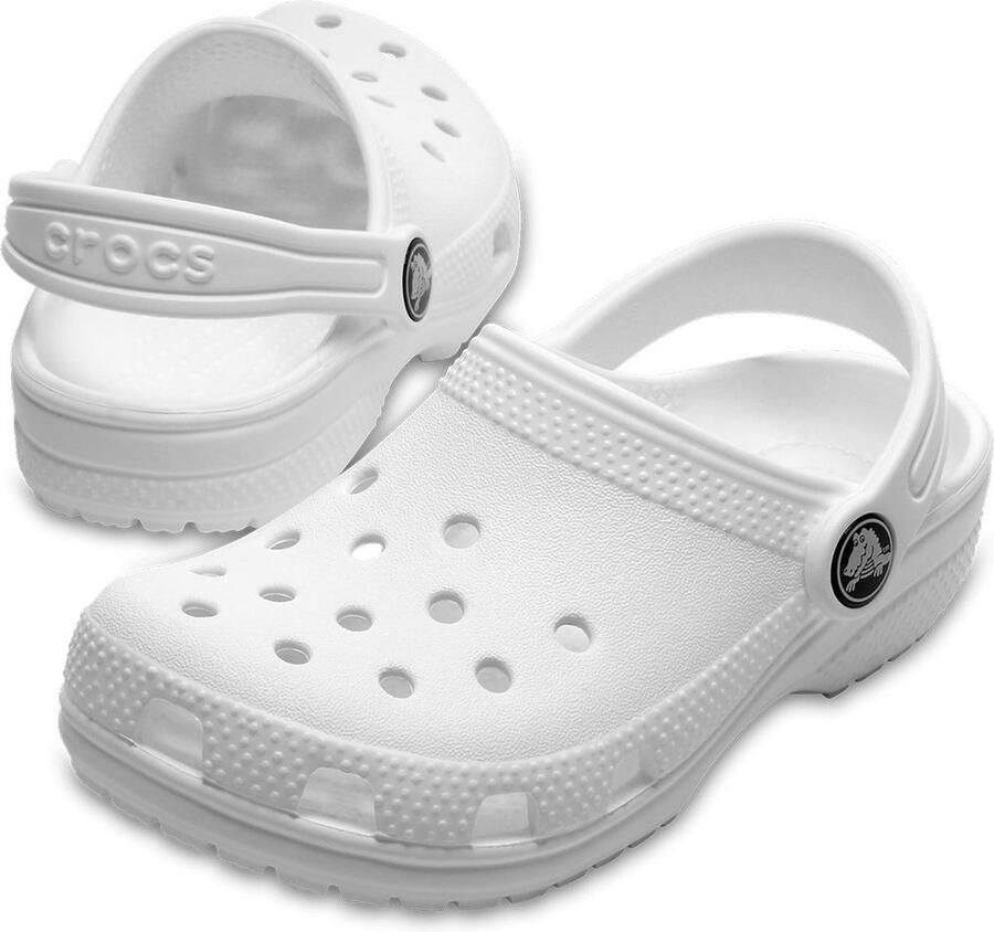 Crocs Classic Clog Unisex Kids 206991-100 Wit-37 38 - Foto 2