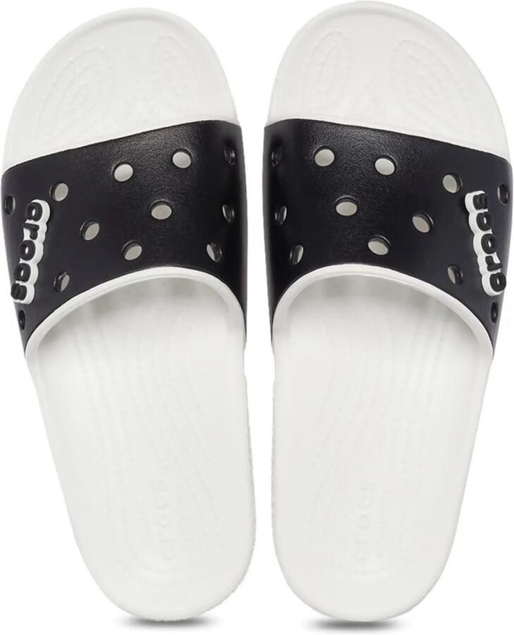 Crocs Classic Colorblock Slippers Zwart Wit US M9 W11