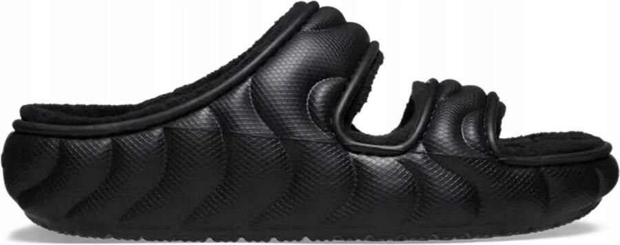 Crocs Classic Cozzy Overpuff Sandalen Zwarte Kleur Warme Voering Lichtgewicht