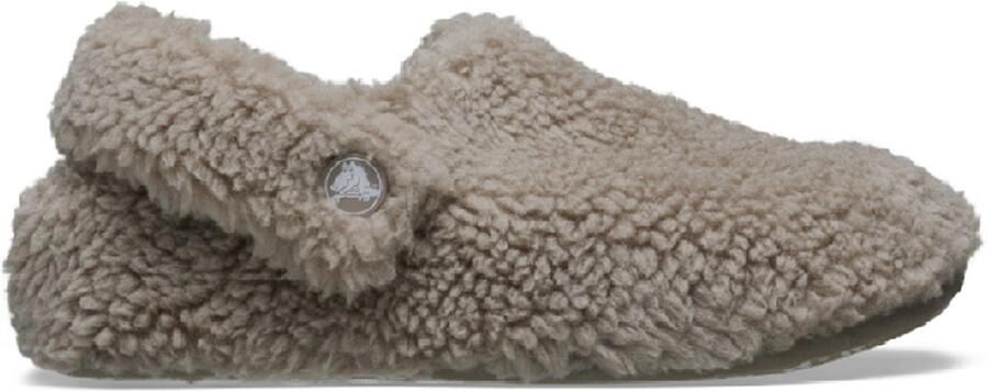 Crocs Classic Cozzzy Slipper Kids Mushroom Pantoffels Kinderen Grijs Beige - Foto 2
