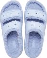 Crocs Classic Cozzzy Sandal Pantoffels maat M8 W10 blauw - Blauw