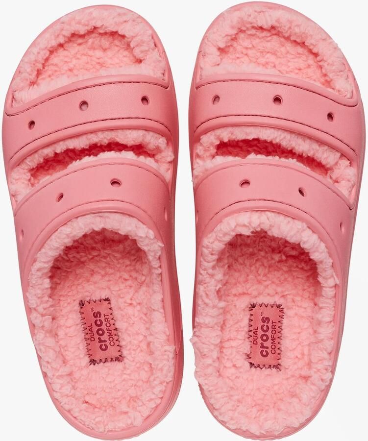 Crocs Classic Cozzzy Sandalen Hot Blush US M9 W11