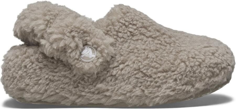 Crocs Classic Cozzzy Slipper Toddler Mushroom Pantoffels Grijs Beige Kinderen