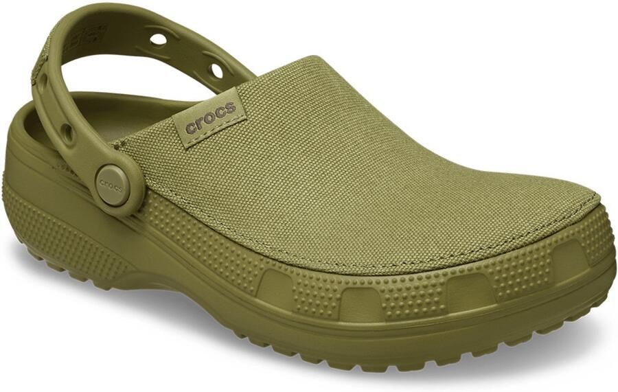 Crocs Classic Crafted Clog Sandalen olijfgroen