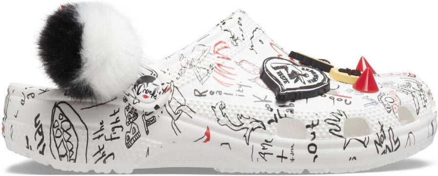 Crocs Classic Cruella Clog Wit M7W9
