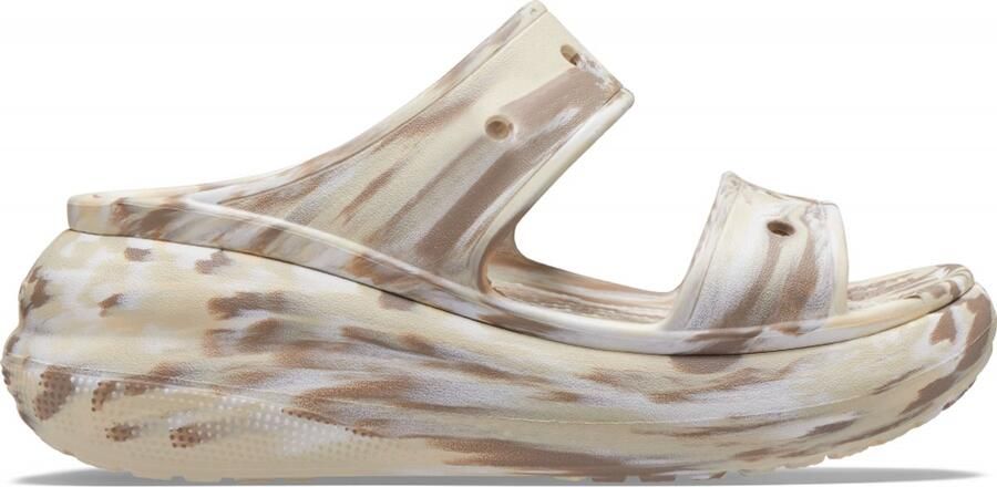 Crocs Classic Crush Sandalen Bone Multi 45-46 Ventilerende Ogen