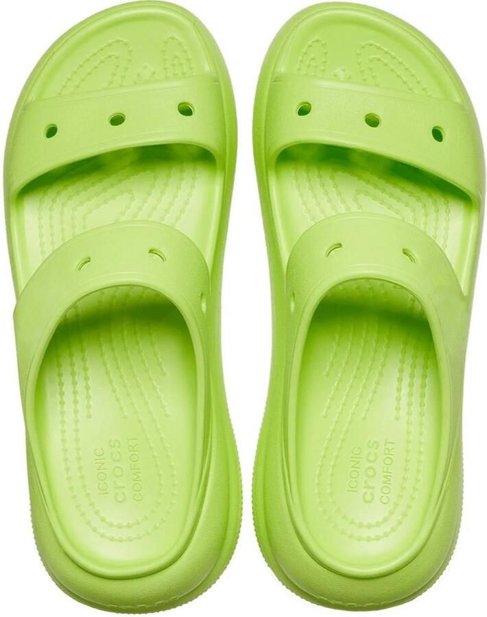 Crocs Classic Crush Sandalen Lime US M9 W11