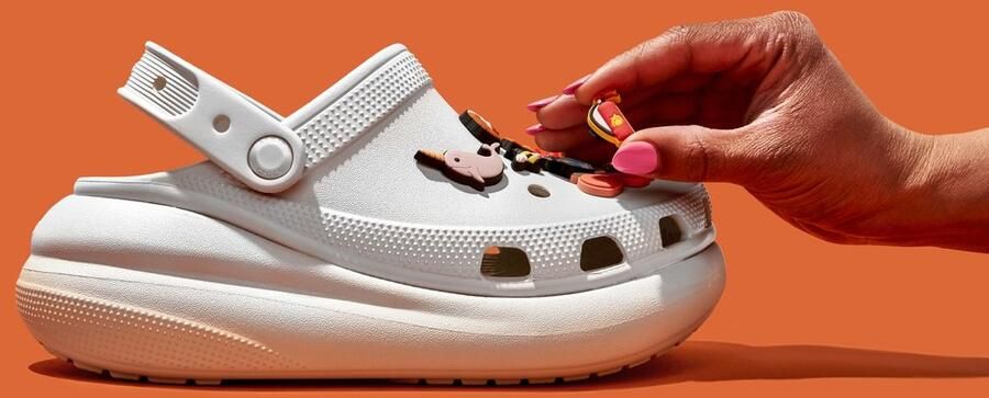 Crocs Classic Crush Serie Sandalen Neon Watermeloen Croslite™