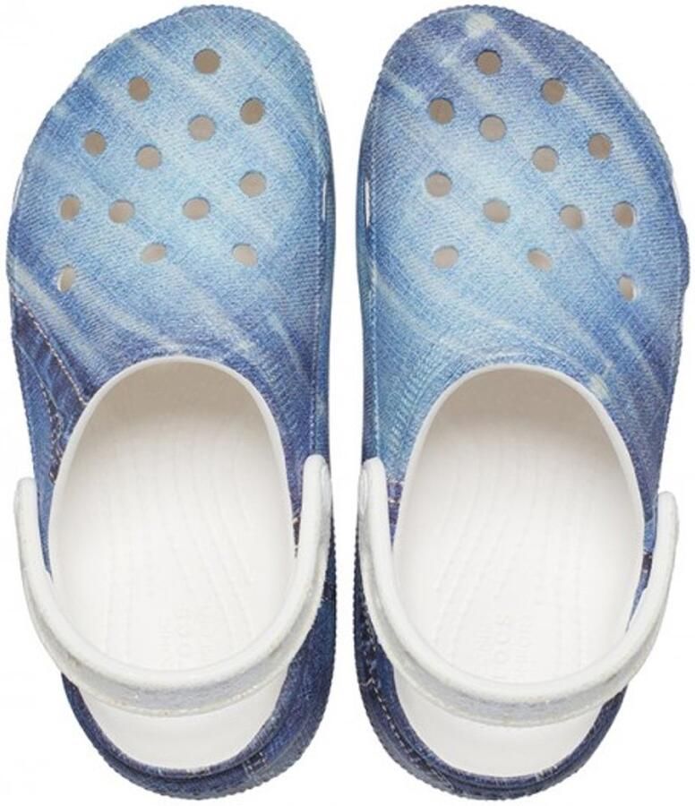 Crocs Classic Cutie Denim Clog Wit Multi US J3