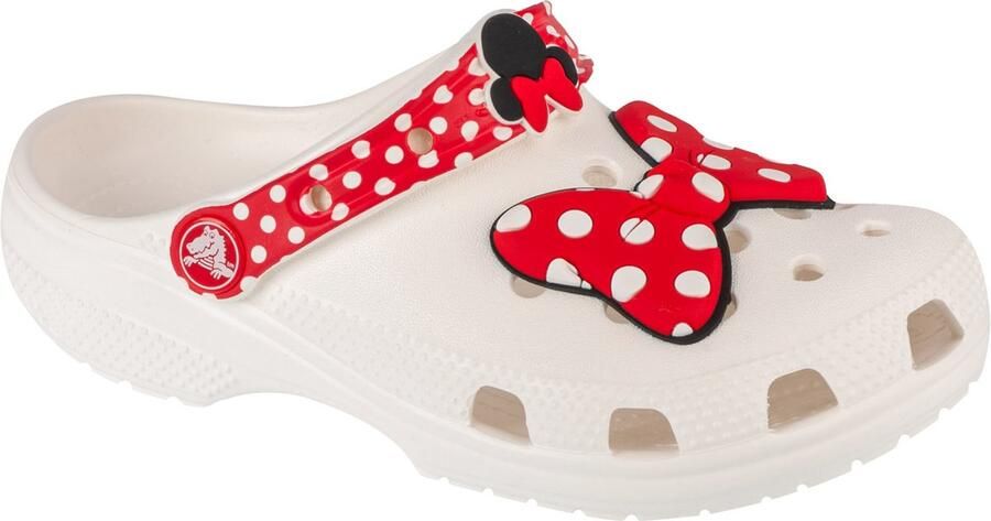 Crocs Classic Disney Minnie Mouse Kinderklompen Model 208711 Wit Rood