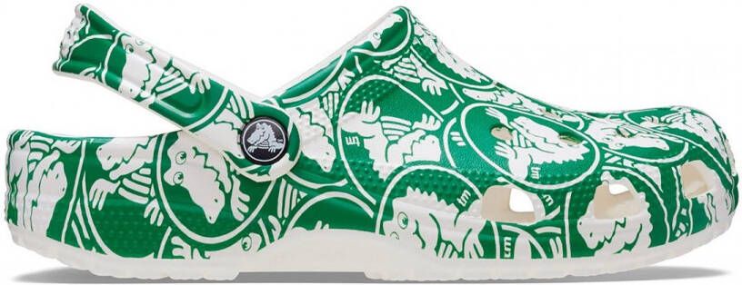 Crocs Classic Duke Print Clog Green Ivy M7 W9