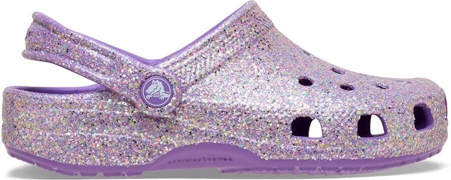 Crocs Classic Fantasy Glitter Klompen Paars Kinderen