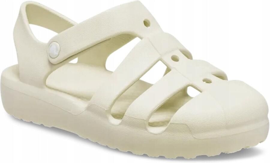 Crocs Classic Fisher Kindersandalen Sandstone Jibbitz Compatibel