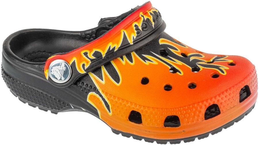 Crocs Classic Flames Clog Kids voor een Zwart Slippers - Foto 2