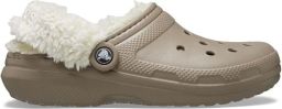Crocs Classic Fleece Lined Clog Dames Clogs beige