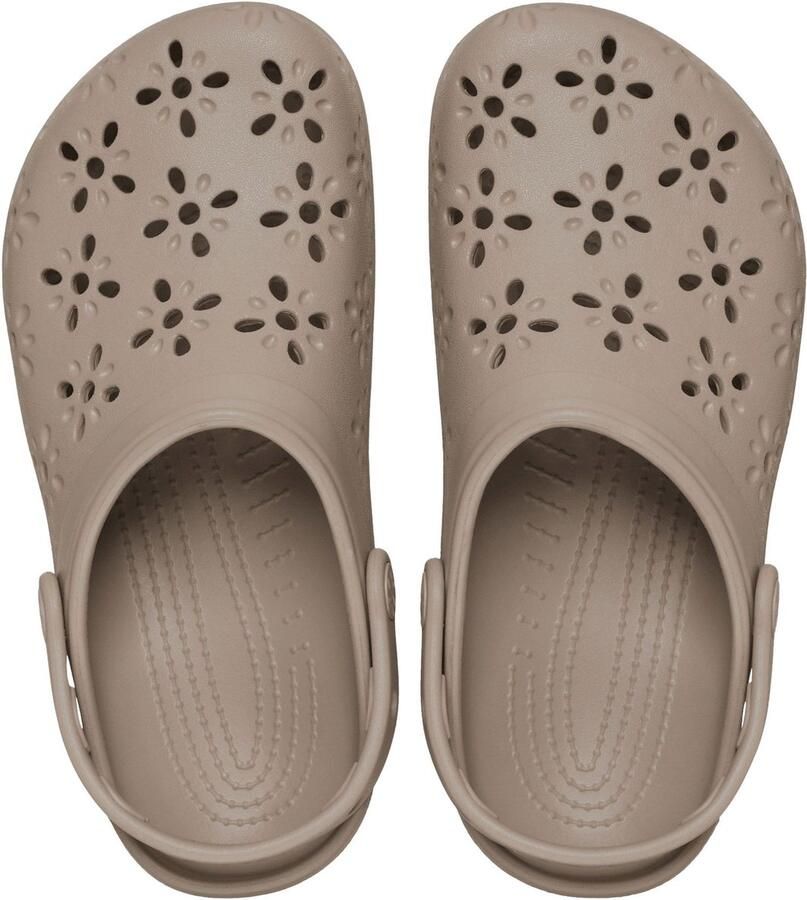 Crocs Clogs Classic Floral Cut Out Clog sandaal zomerschoen loafer met ventilatieopeningen in bloemstructuur