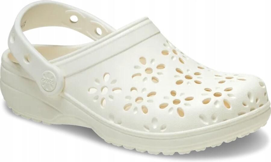 Crocs Classic Floral Cut Out Kinderen Klompen Lichte Antibacteriële