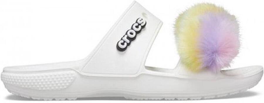 Crocs Classic FurSure Sandal Wit US M6 W8