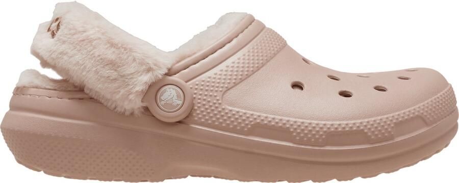 Crocs Classic Fuzz Lined Clog Roze US M4 W6