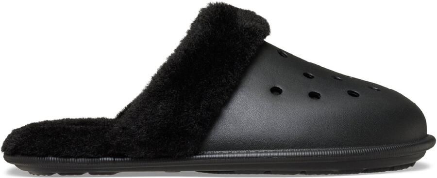 Crocs Pantoffels Classic Fuzz Scuff Pantoffel clog met warme voering