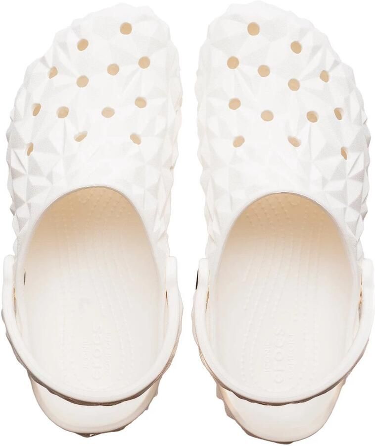 Crocs Classic Geometric Clog Sandalen maat M10 W12 grijs wit - Foto 2