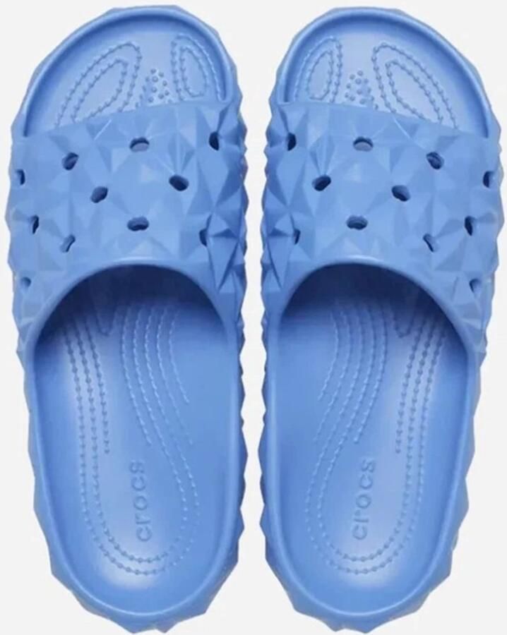 Crocs Classic Geometric Slide v2 Elemental Blue US M5 W7