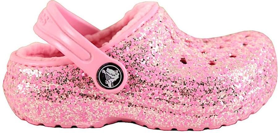 Crocs Classic Gevoerde Binnenkant Glitter Flamingo Roze US