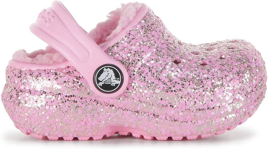 Crocs Classic Gevoerde Binnenkant Glitter Flamingo Roze US