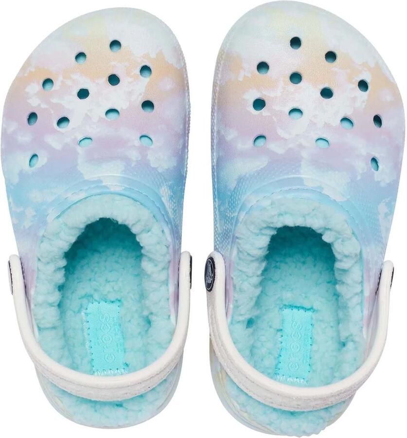 Crocs Classic Gevoerde Binnenkant Pastel Clouds US