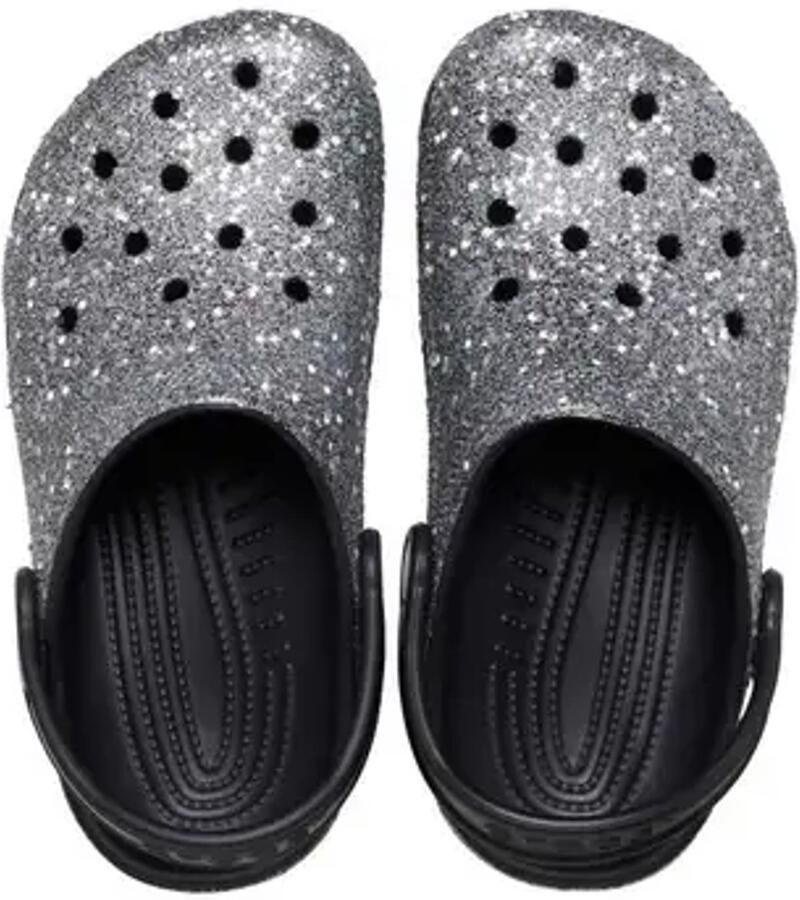 Crocs Classic Glitter Clog Multi Zwart US J3