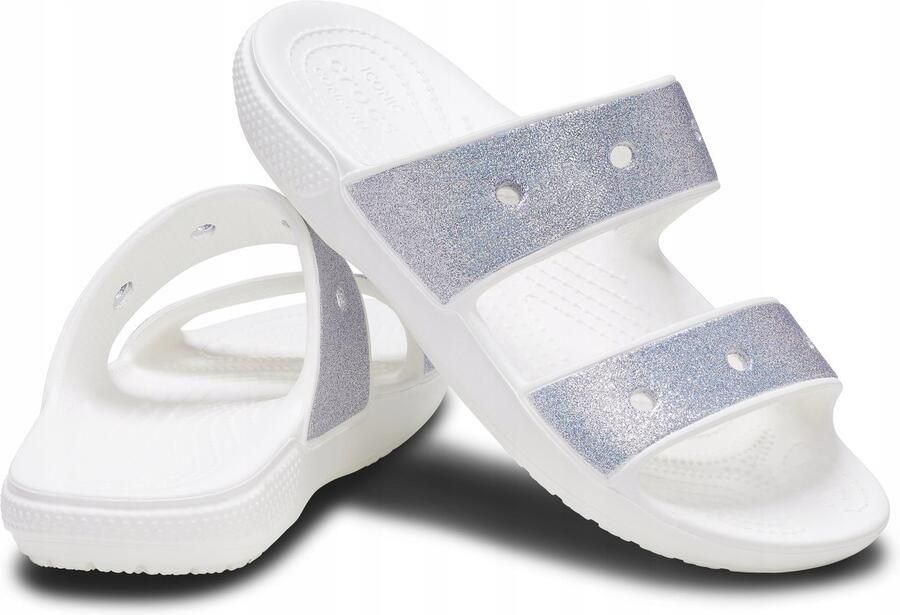 Crocs Classic Glitter II Dames Sandalen Multi Comfort Antibacterieel Elastrisch