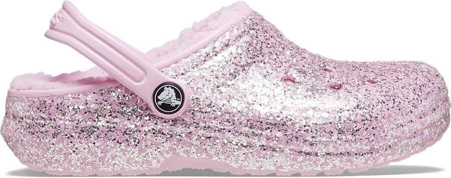 Crocs Classic Gevoerde Binnenkant Glitter Flamingo Roze US - Foto 2