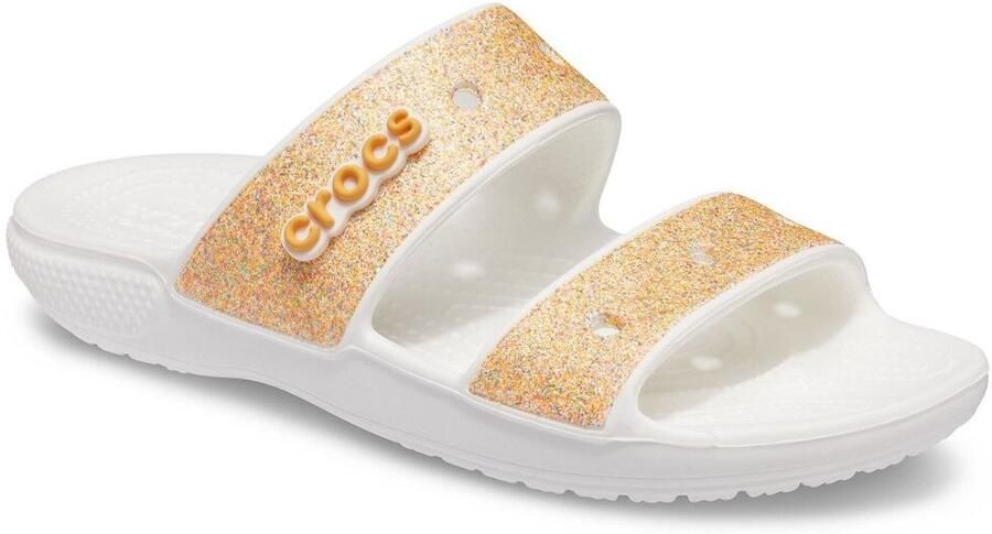 Crocs Classic Glitter Sandalen Oranje Sorbet US M8 W10