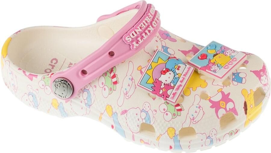 Crocs Classic Hello Kitty Clog K voor Wit Slippers