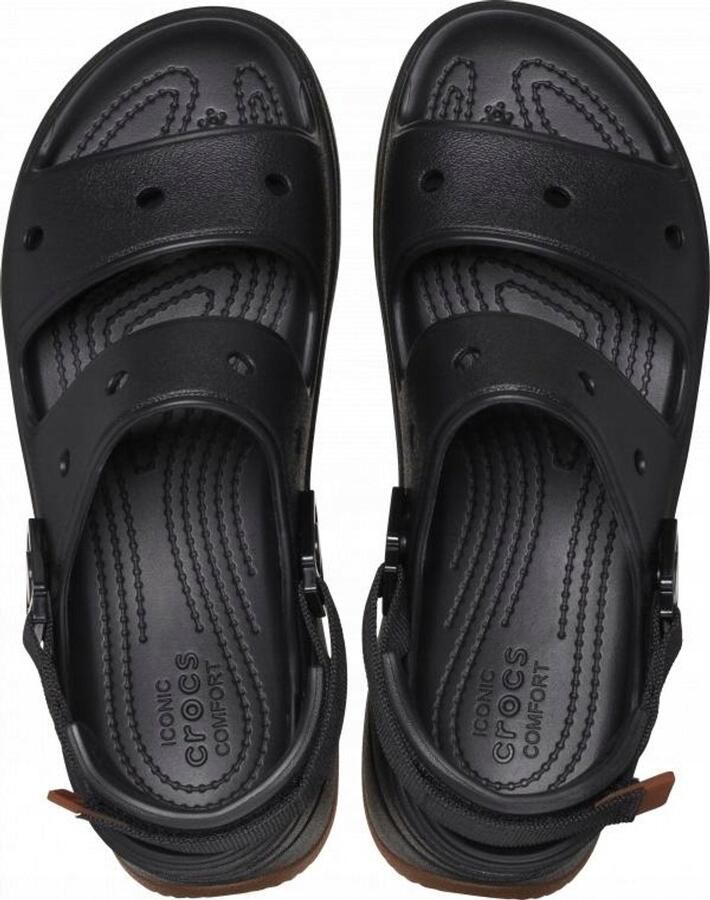 Crocs Classic Hiker Xscape Sandalen Middenzoolhoogte 50mm Zwart