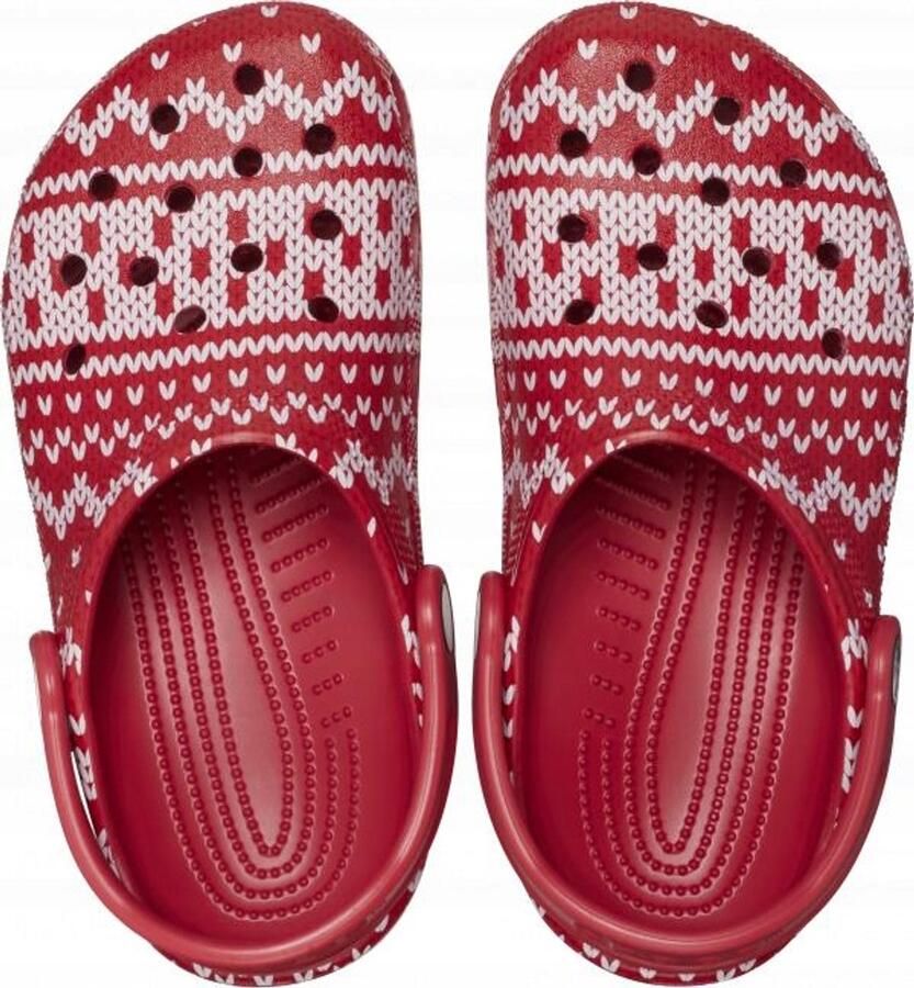 Crocs Classic Holiday Sweater Kinderschoenen Lichte Klompen Antibacterieel Ventilatie