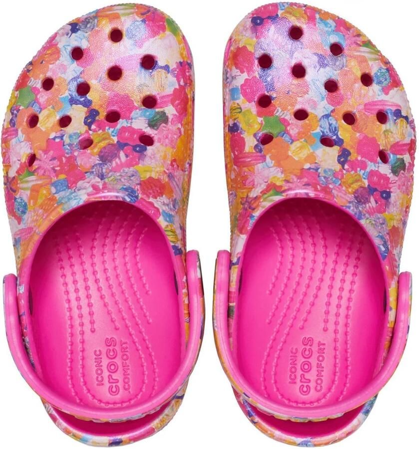 Crocs Classic Hyper Real Clog Roze US J1