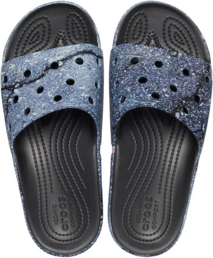 Crocs Classic Hypperreal Slide Multi Black US M11