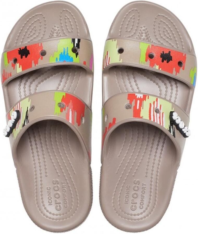 Crocs Classic Ikat Sandalen Bruin Multi US M11