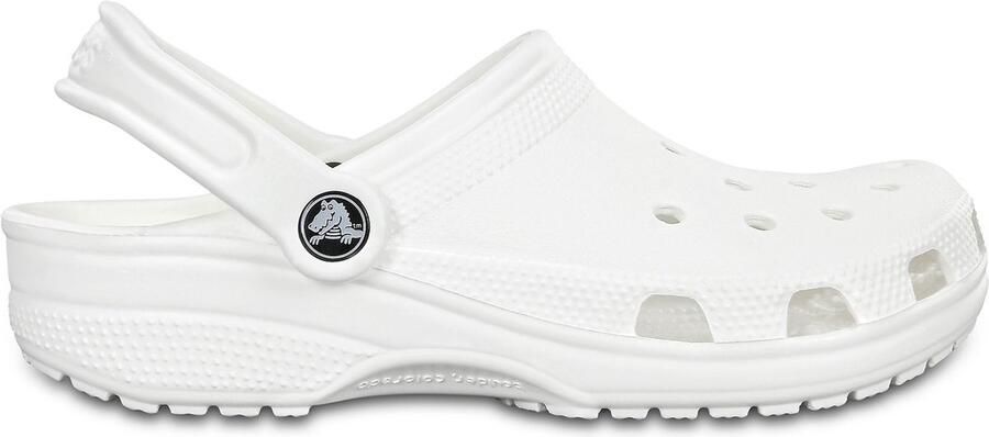 Crocs Classic Slippers en Sandalen Wit 42-43 Thermoplastische Foot Locker