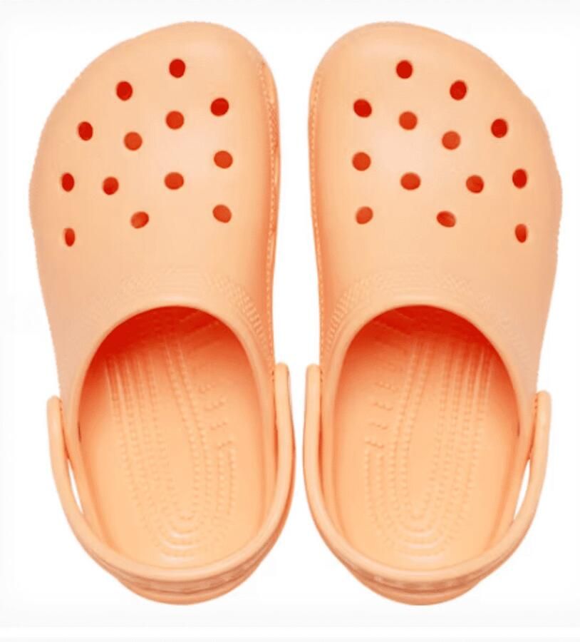 Crocs Kid's Classic Clog Sandalen maat C11 beige oranje - Foto 2