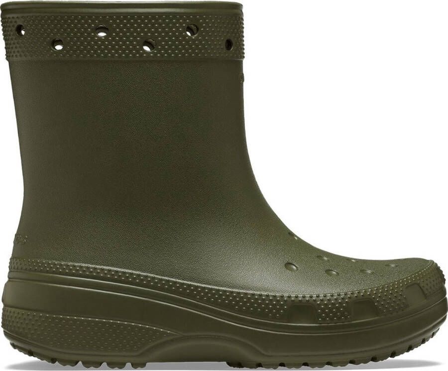 Crocs Classic Rain Boot Rubberlaarzen maat M10 W12 olijfgroen