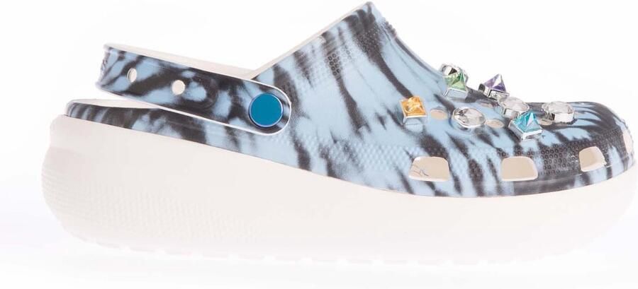 Crocs Classic Lil Rebel Cutie Clog Wit Blauw J1
