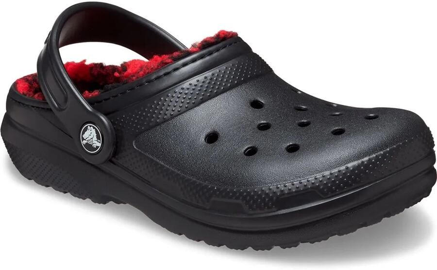 Crocs Classic Lined Buff Check Klompen Zwart