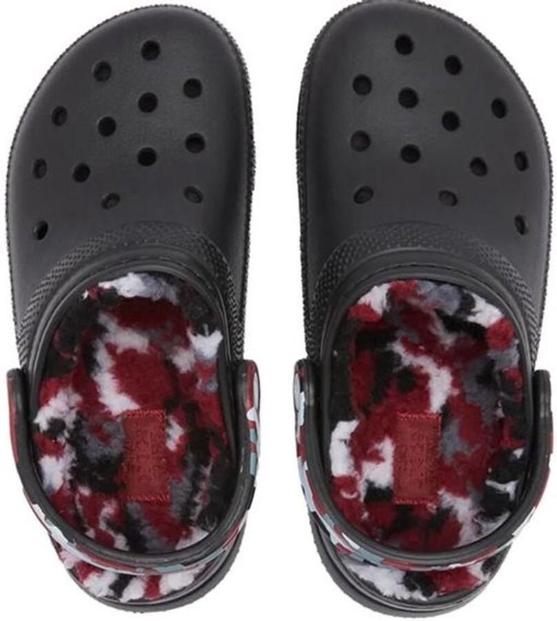 Crocs Classic Lined Camo Zwart US J3