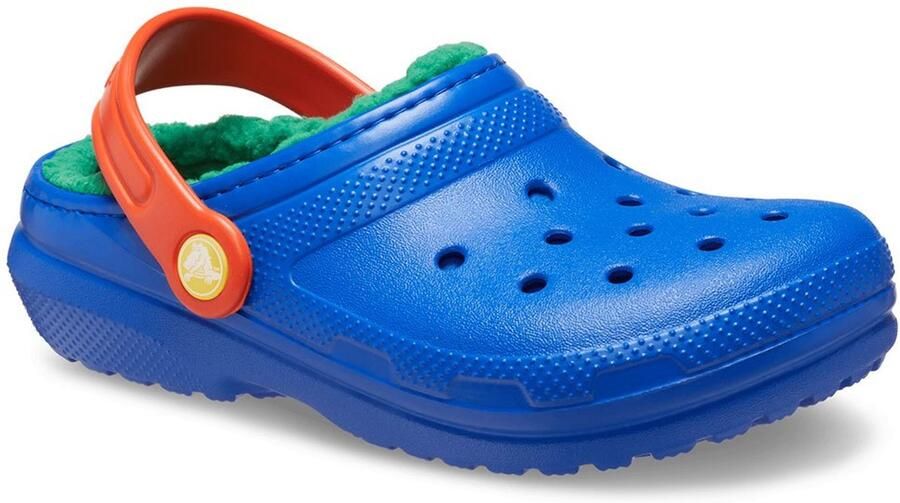 Crocs Kid's Classic Lined Clog Pantoffels maat C13 blauw