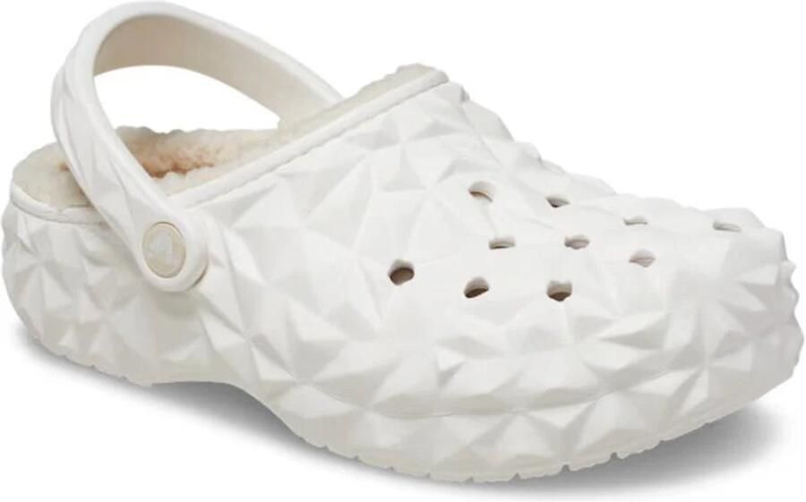 Crocs Classic Lined Geometric Clog White US M9 W11