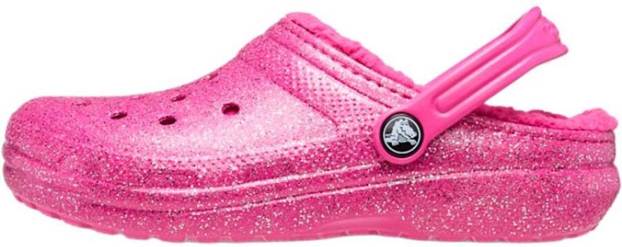 Crocs Classic Lined Glitter Clog Roze US